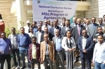 national curriculum review workshop on MSc Program in Agro-Ecology image
