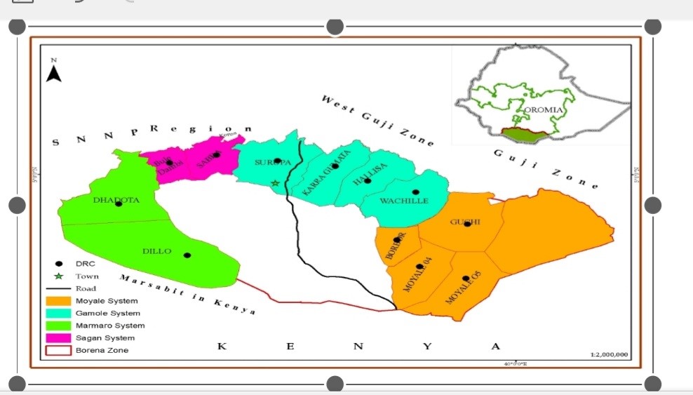 Map Of Borena and guji territories image
