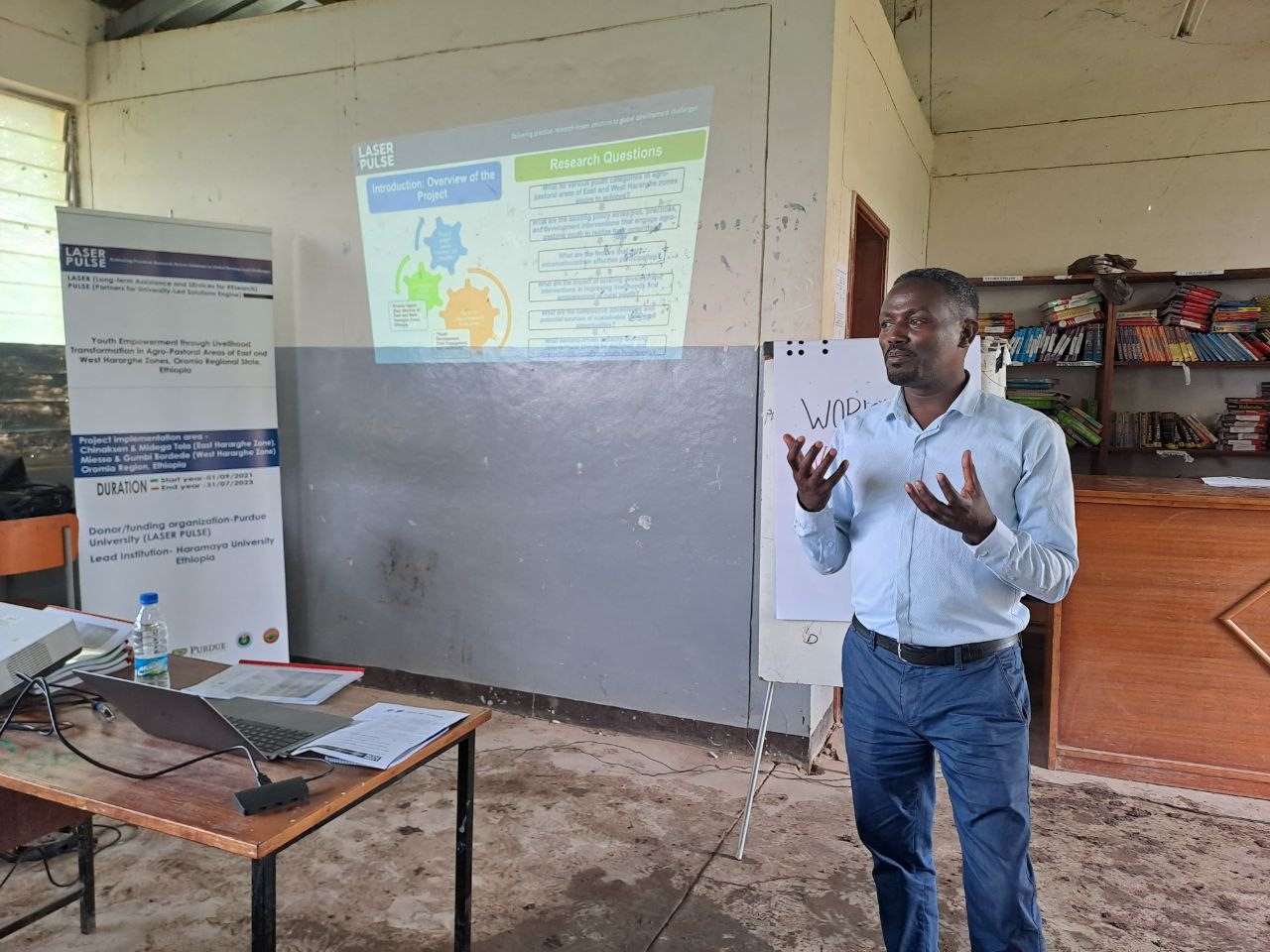Dr. Muluken Gezahegn @LASER PULSE project workshop image