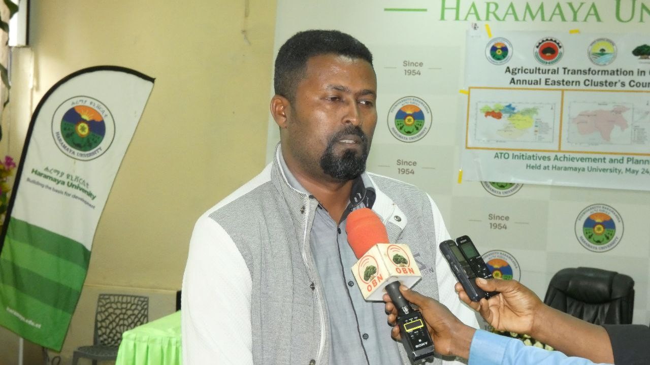 Dr. Samuel Tufa on Agricultural Transformation in Oromia (ATO) Eastern Cluster annual meeting image