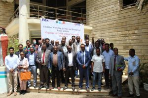 Validation workshop on peace and development project activities group image