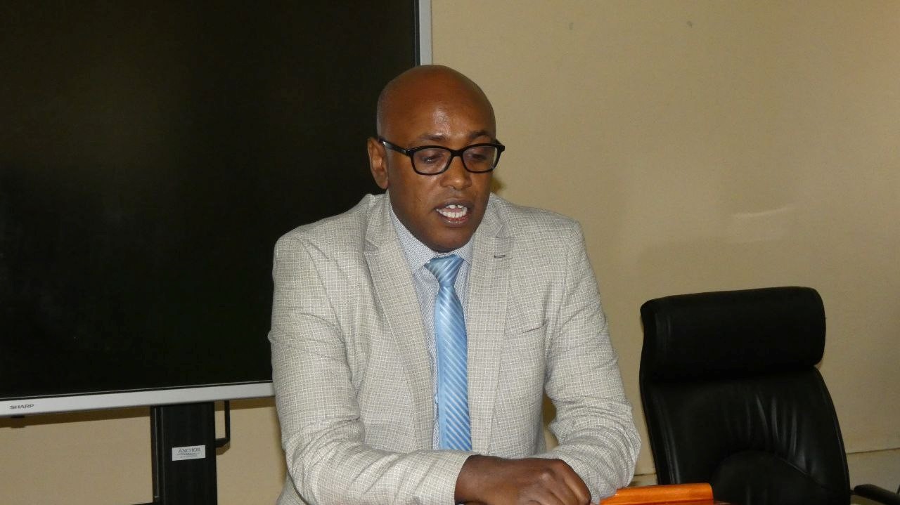 Dr. Yisak Yusuf, Vice President for Community Engagement and Enterprise Development on Human rights training picture