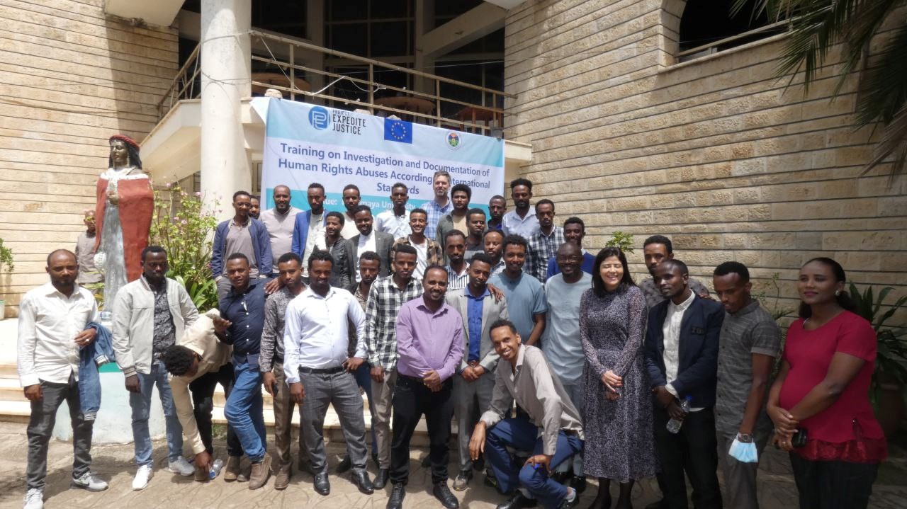 Human Right and International Human Right Standards training  group picture