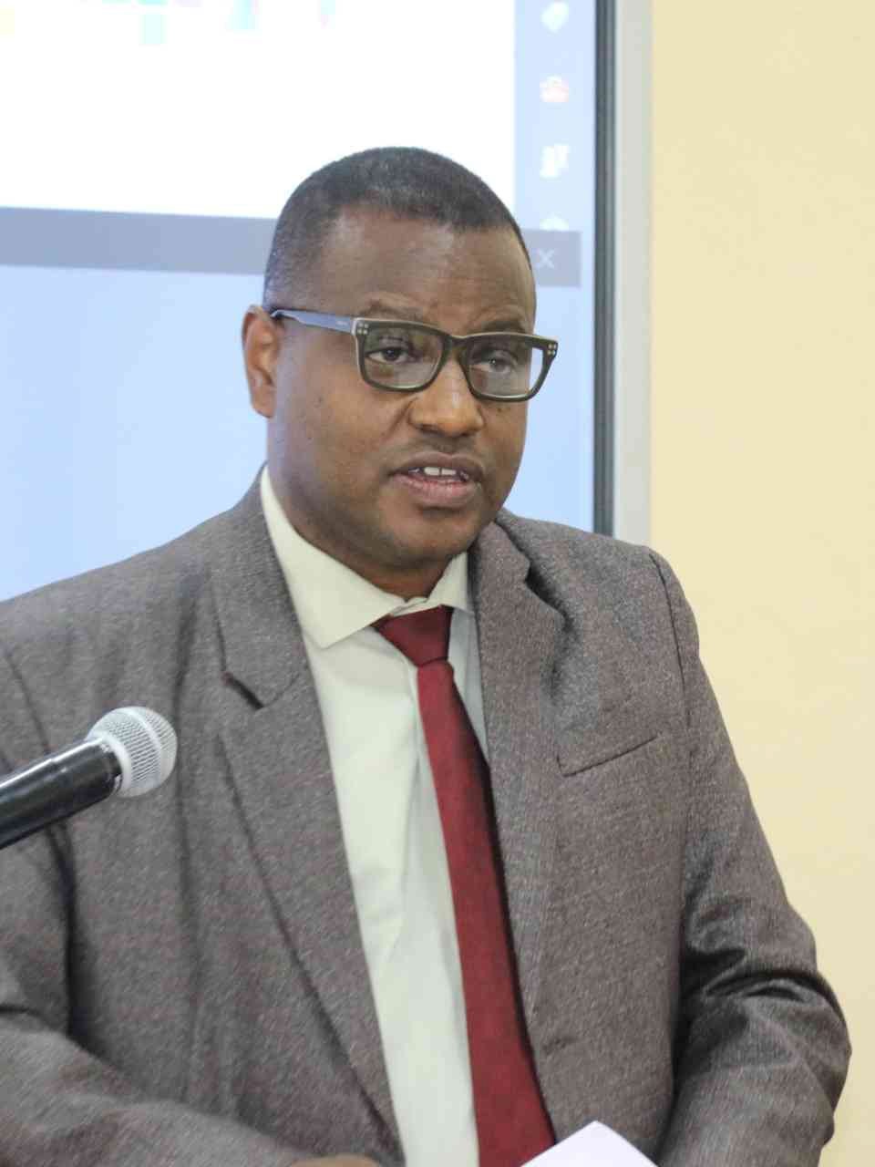 Dr. Tesfaye Lemma, vice president for research affairs of Haramaya University photo