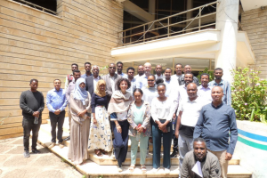 Representatives from Ghent University had a discussion with Haramaya University group photo