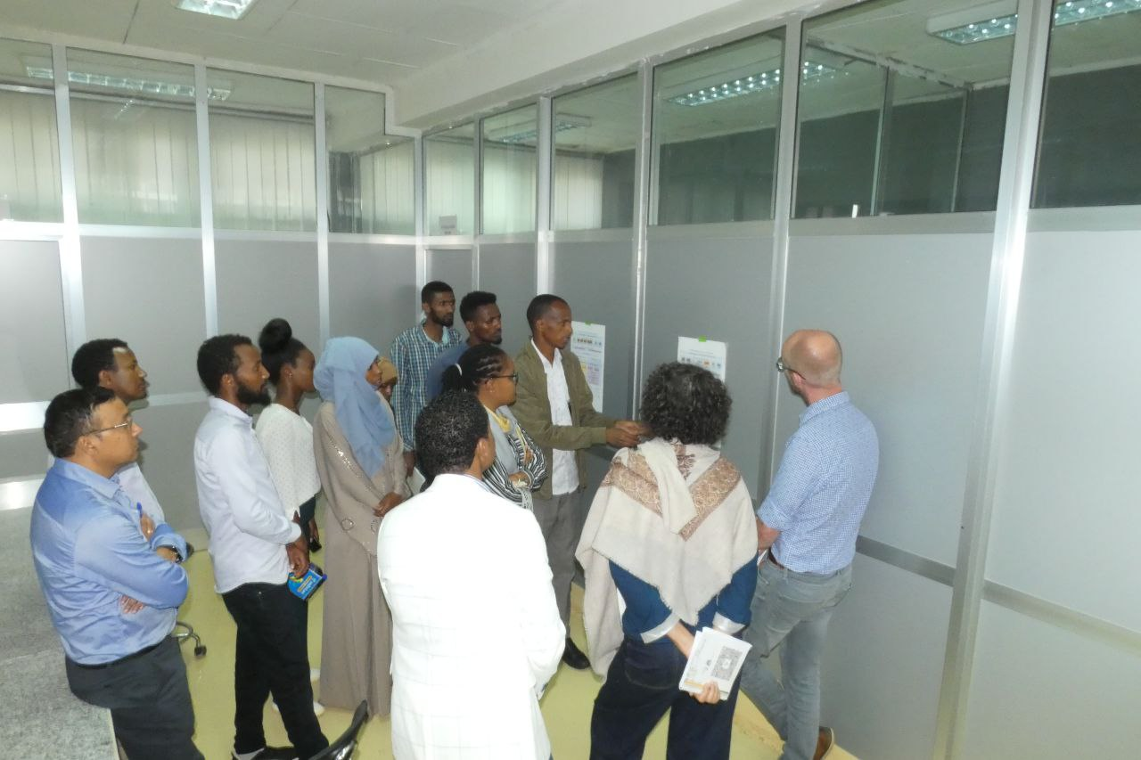 The team visited research facilities, researchers' activities/projects and laboratories, and lab technicians at the Main Campus