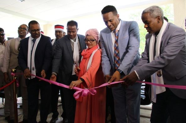 Haramaya University Hon. Dr. Artist Ali Birra Memorial Cancer Treatment Center inauguration Ceremony Photo 