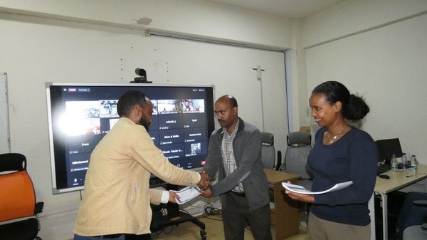 Virtual summer school training by Ethiopian Physics Society in North America Certification photo 