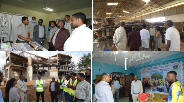 The supervision team discussed with the university's top and middle management