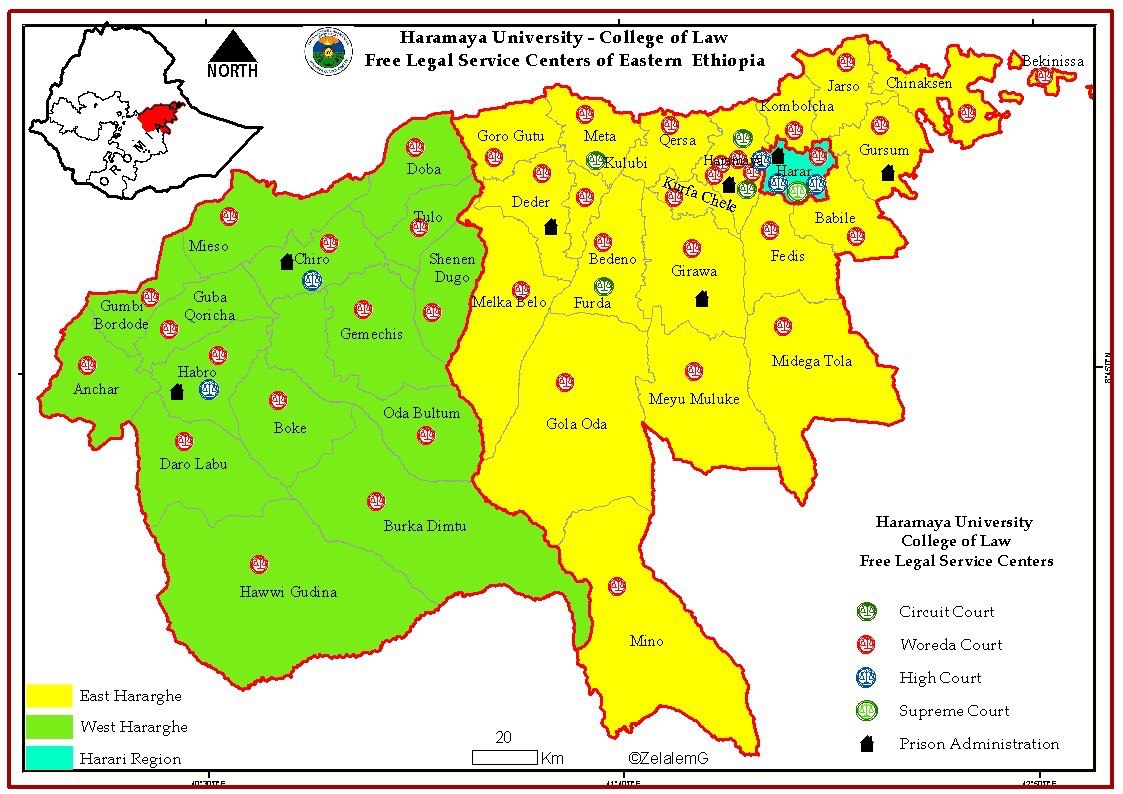 free legal aid services location area Map photo