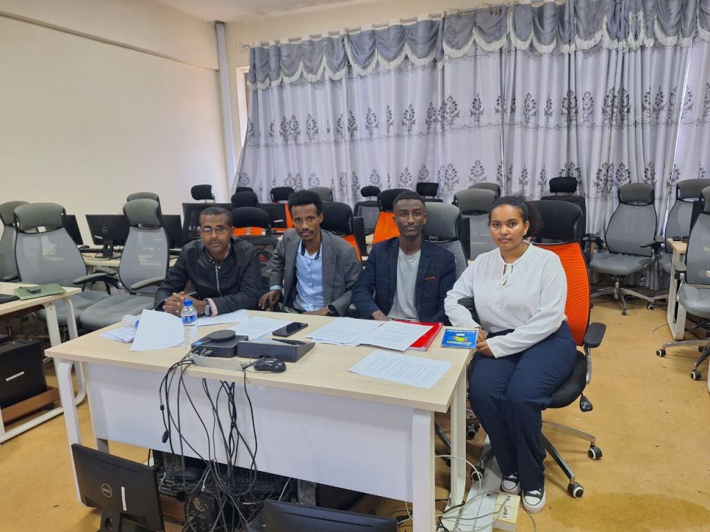 Mr. Esayas Serbesa, Ms. Ruth Samuel, and Mr. Ahmed Kemal at Law Makes a Mark in International Arbitration
