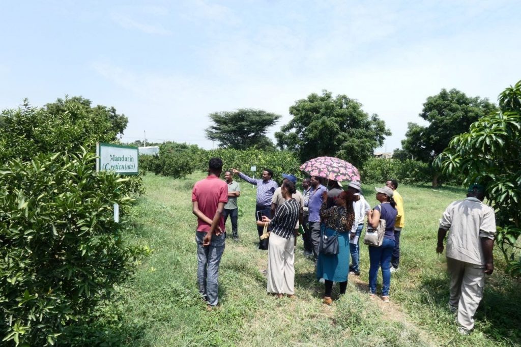 Research Office Team and Researchers Visit Research Stations