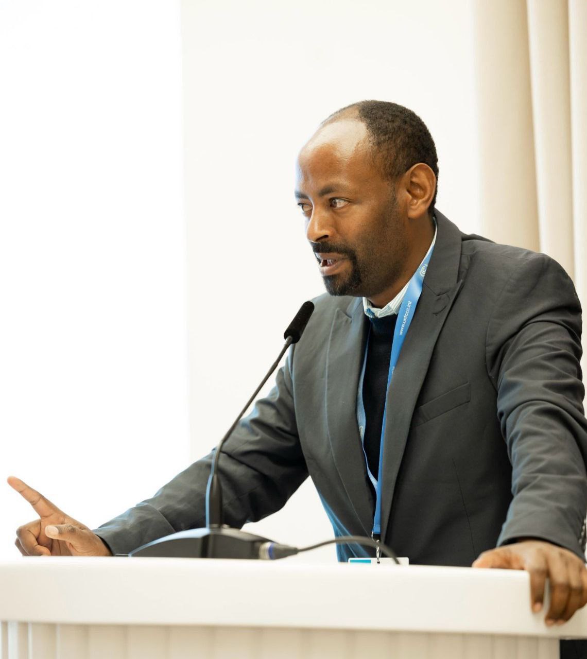 Mr. Mohammed Aman Ogeto at COP 29 Joint Panel Discussion in Baku, Azerbaijan
