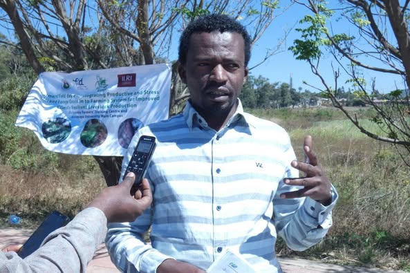 Mr. Dargo Kebede at Farmers' Field Day Showcases Climate-Resilient