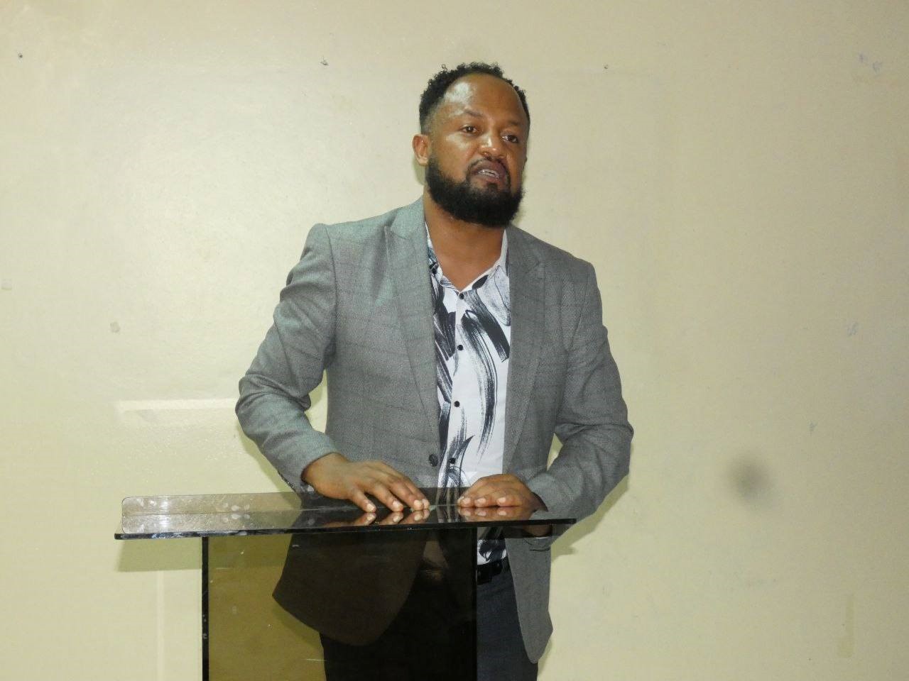 Dr. Mikiyas Hailu at Workshop on Digital Transformation in African Higher Education
