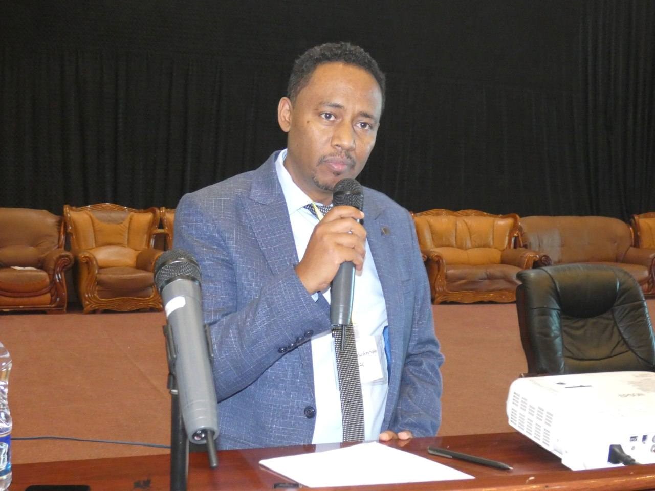 Prof. Fekadu Gashaw at Ethiopian Physicists Convene
