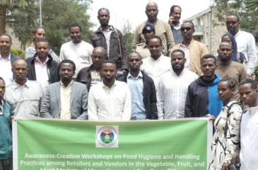 Participants at Food Hygiene Workshop for Market Stakeholderss