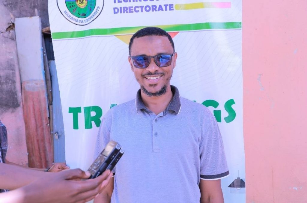Abdulhamid Yusuf Coordinator of the Innovation and Job Creation Training at Haramaya University