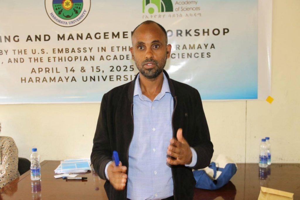 Dr. Wesagne Brehane, Associate Dean of the College of Agriculture and Environmental S