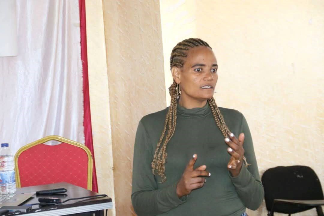 Mrs. Getenesh Girma at Empowers Seed Producer Cooperatives