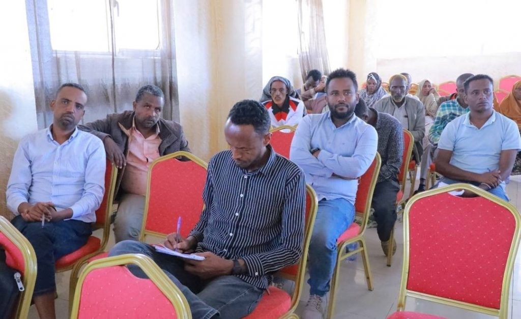 The workshop at the Afren Kalo Union Hall in Maya City brought together 54 participants training