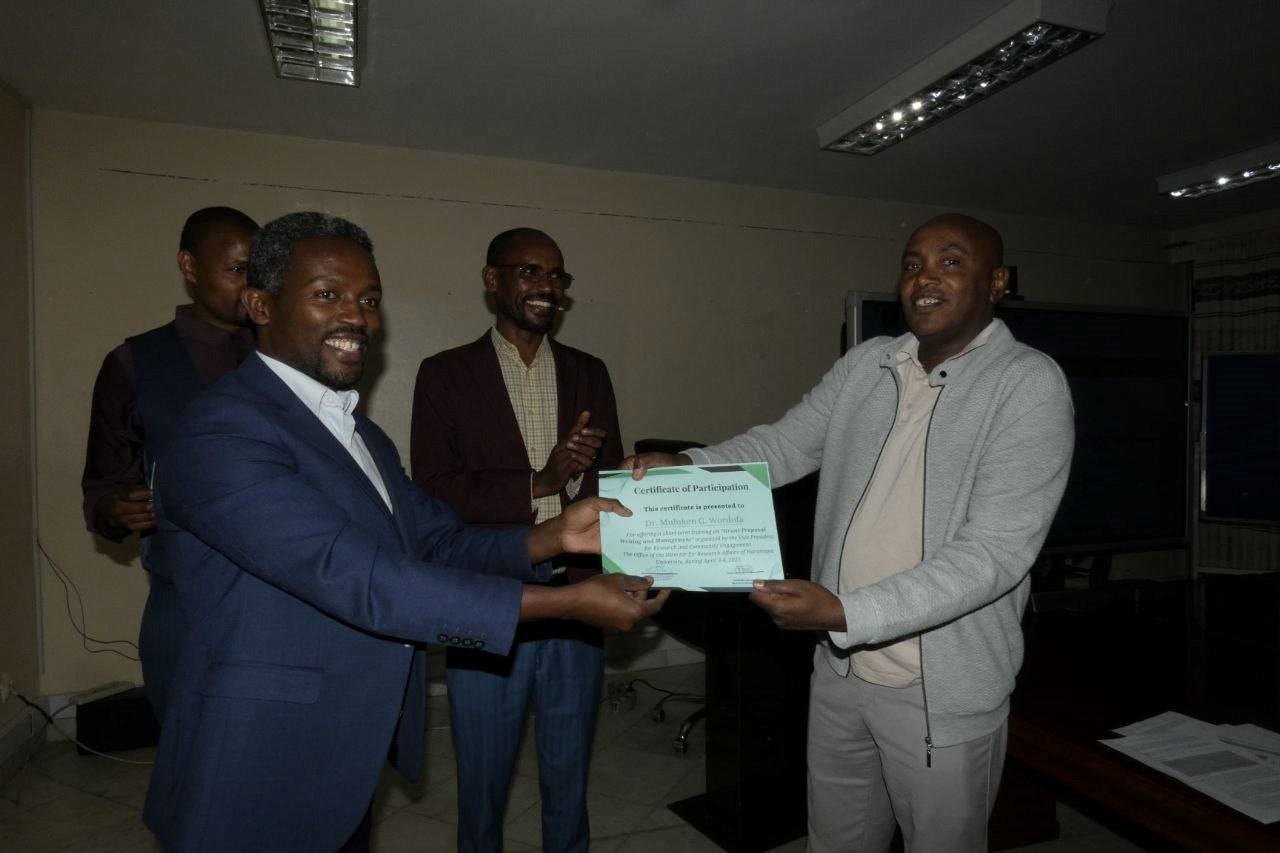 participants at Academic Staff with Grant Proposal Development Training