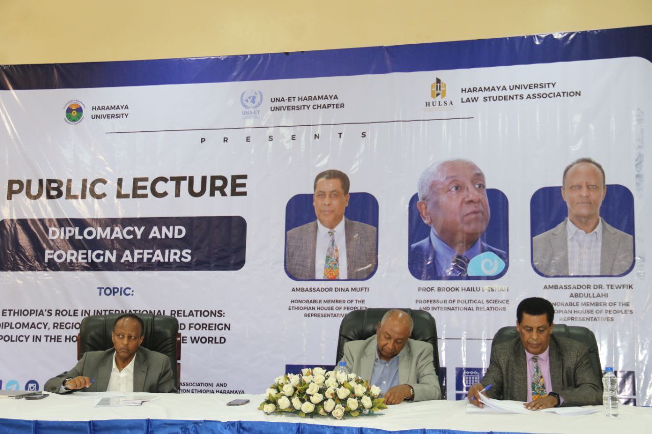 Haramaya University Hosts Public Lecture on Diplomacy and Foreign Relations