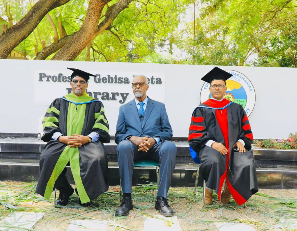 The event was attended by Professor Gebisa Ejeta 