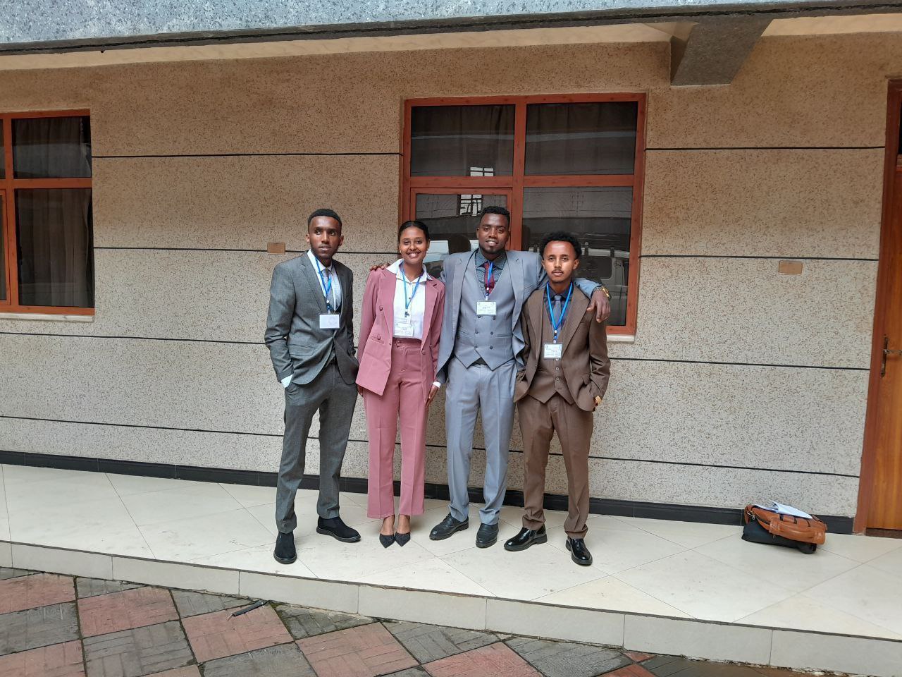 LL.B students Ms. Meklit Aytenfsu, Mr. Gutema Tsegaye, and Mr. Adonay Getaneh