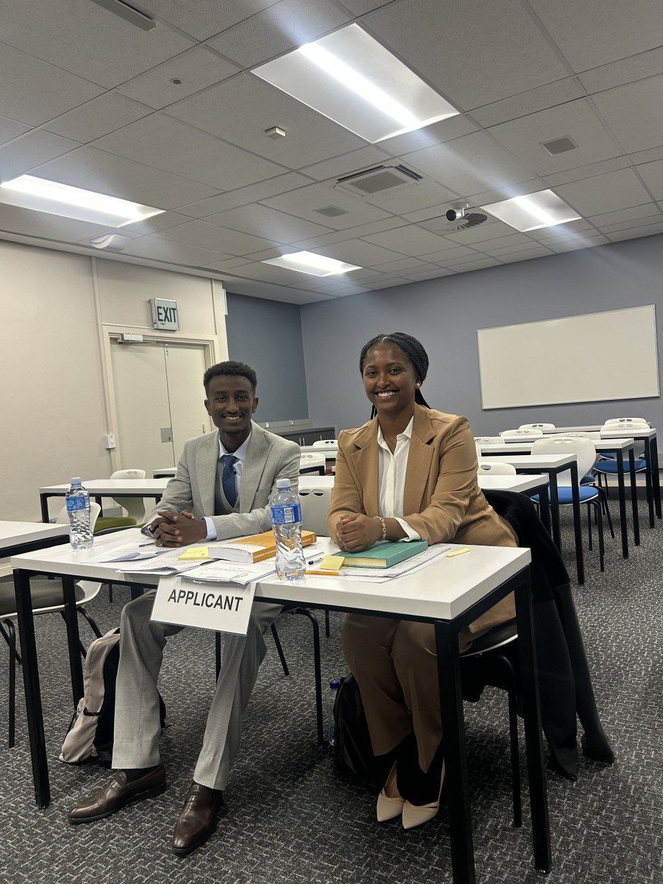 Ms. Mahder Endeshaw Berhanu and Mr. Esayas Serbesa Chala 