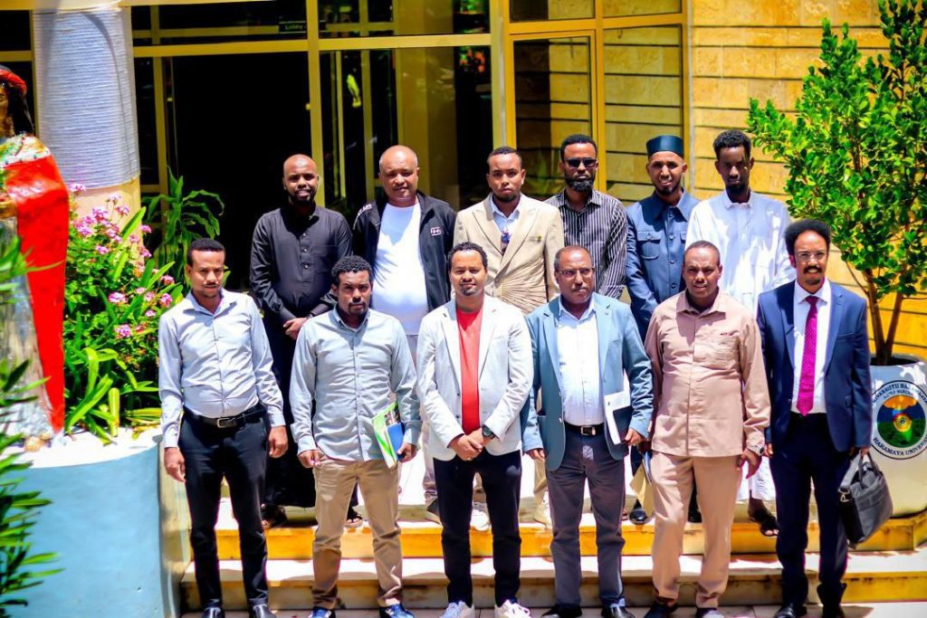 This milestone reflects the commitment of both universities Group photo