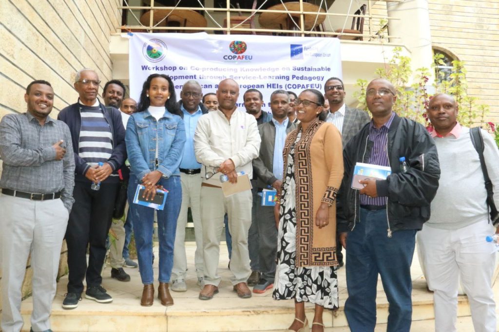 Haramaya University Hosts Enhanced Service-Learning Training under COPAFEU Project participant group photo