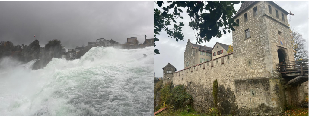 Rhine Falls and Stein am Rhein.
