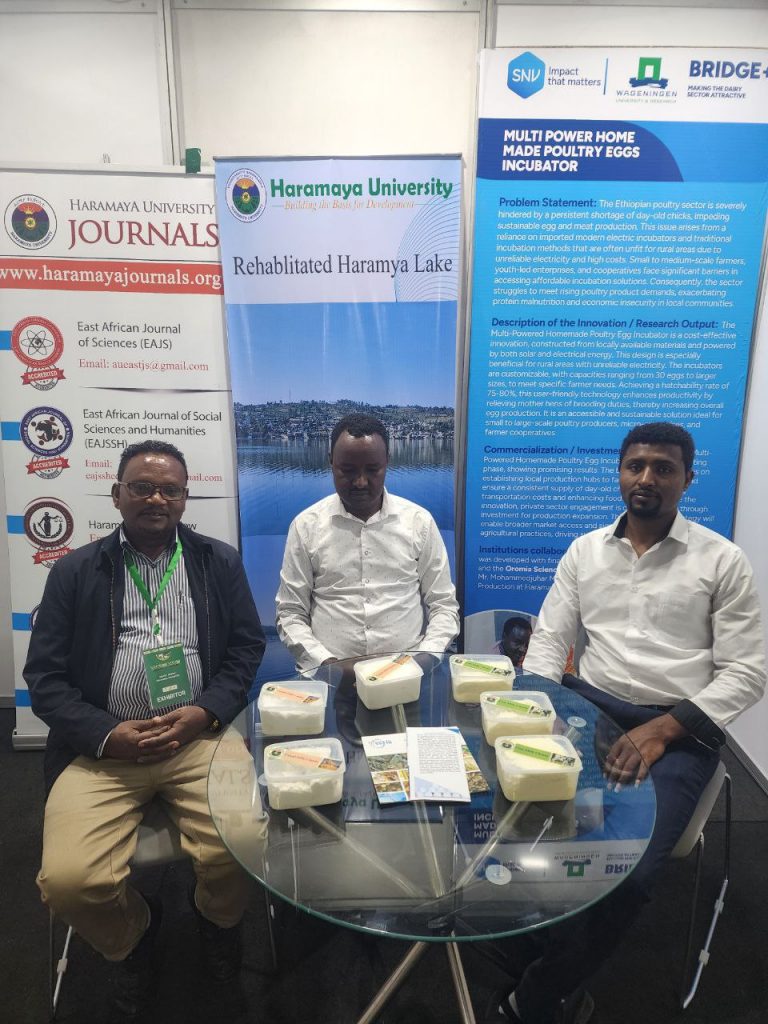 Haramaya University has participated in the 10th Africa Livestock Exhibition Participant show product