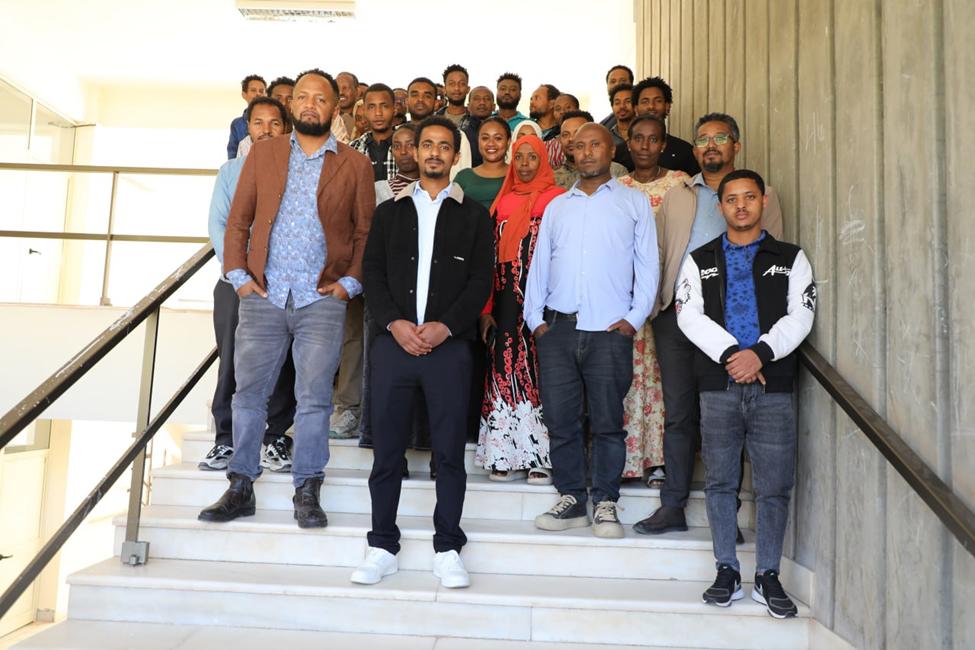 ICT Director highlighted group photo at training