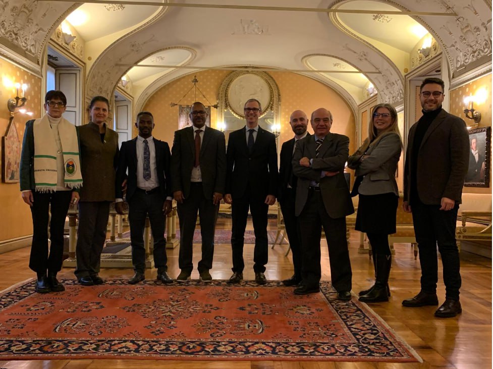 UOC Mobility Office, Michela Cobelli and Marco Oliva group photo