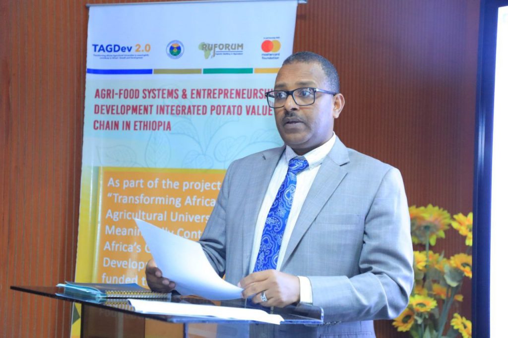 Dr. Jemal Yousuf at Ruforum Presentation Time