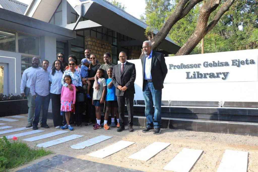 Professor Gebisa  His Family