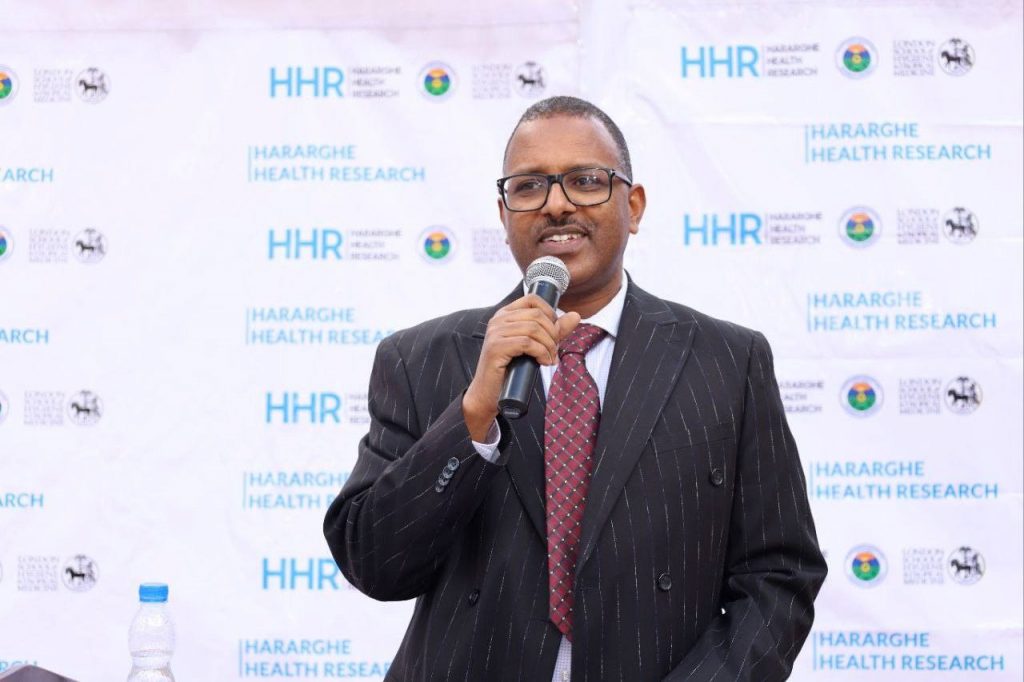 Haramaya University President Dr. Jemal Yousuf officiated the launch