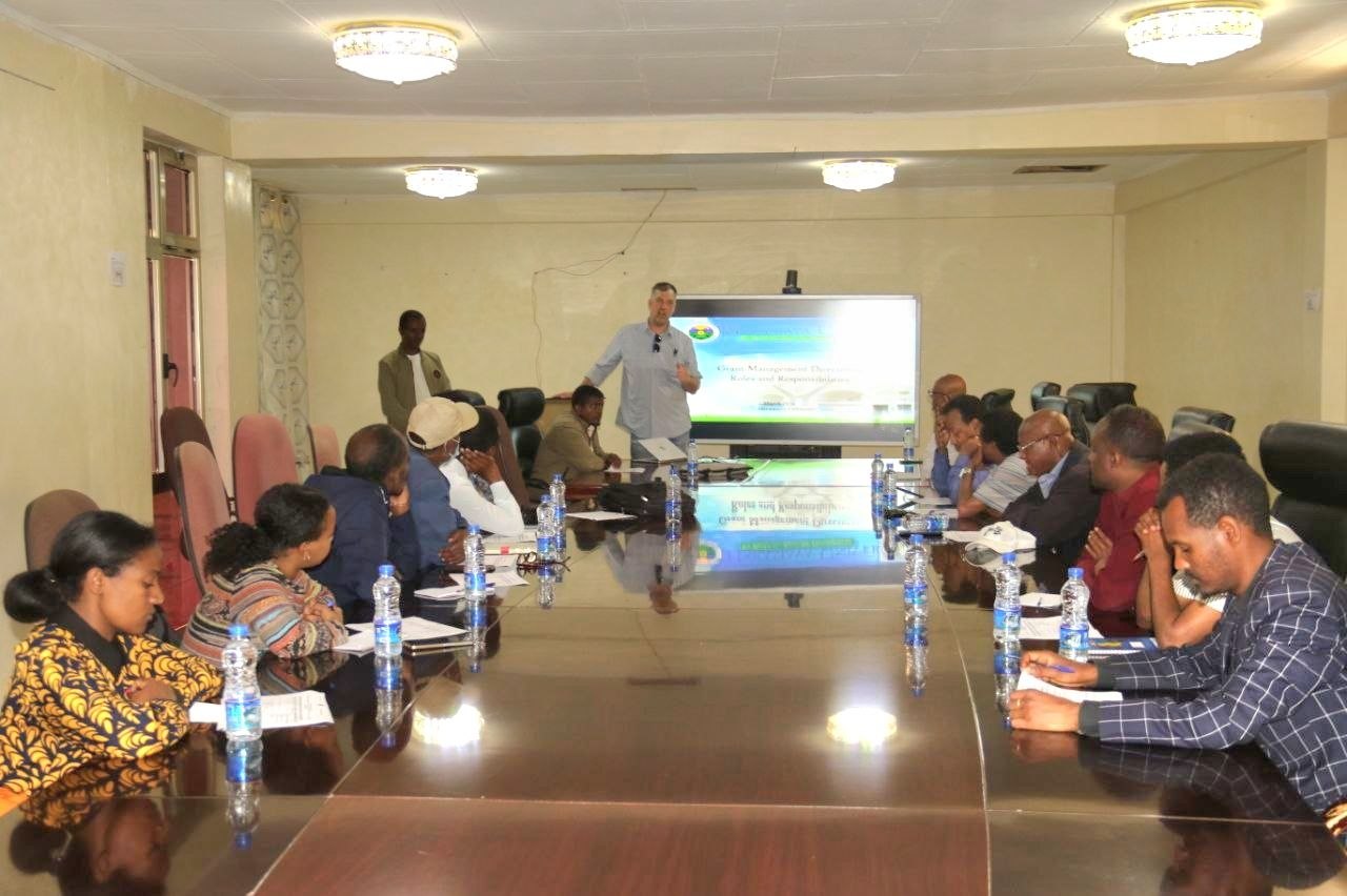 Conducts Grant Writing and Management Training 