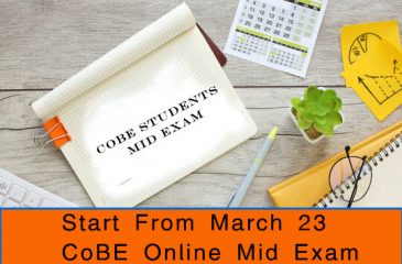 CoBE online Mid Exam