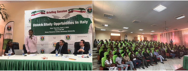 Haramaya University (HU) held an orientation session on study opportunities