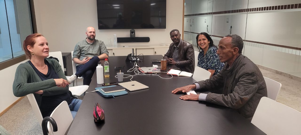 A delegation from Haramaya University visit