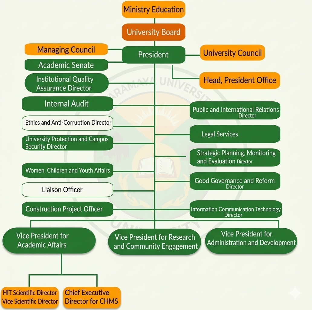 Organizational Structure of Haramaya University