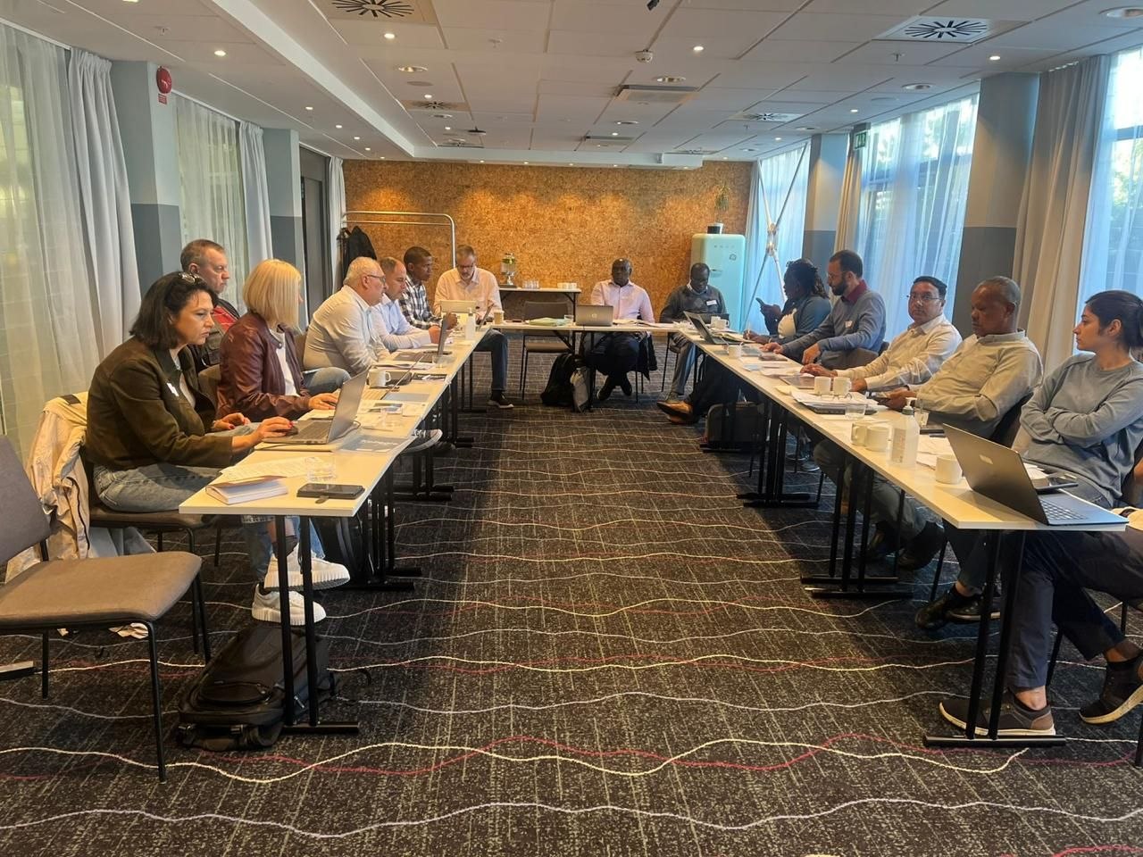 Haramaya University Researchers Participate in Advanced Genomics and Plant Breeding Training in Sweden at conference room
