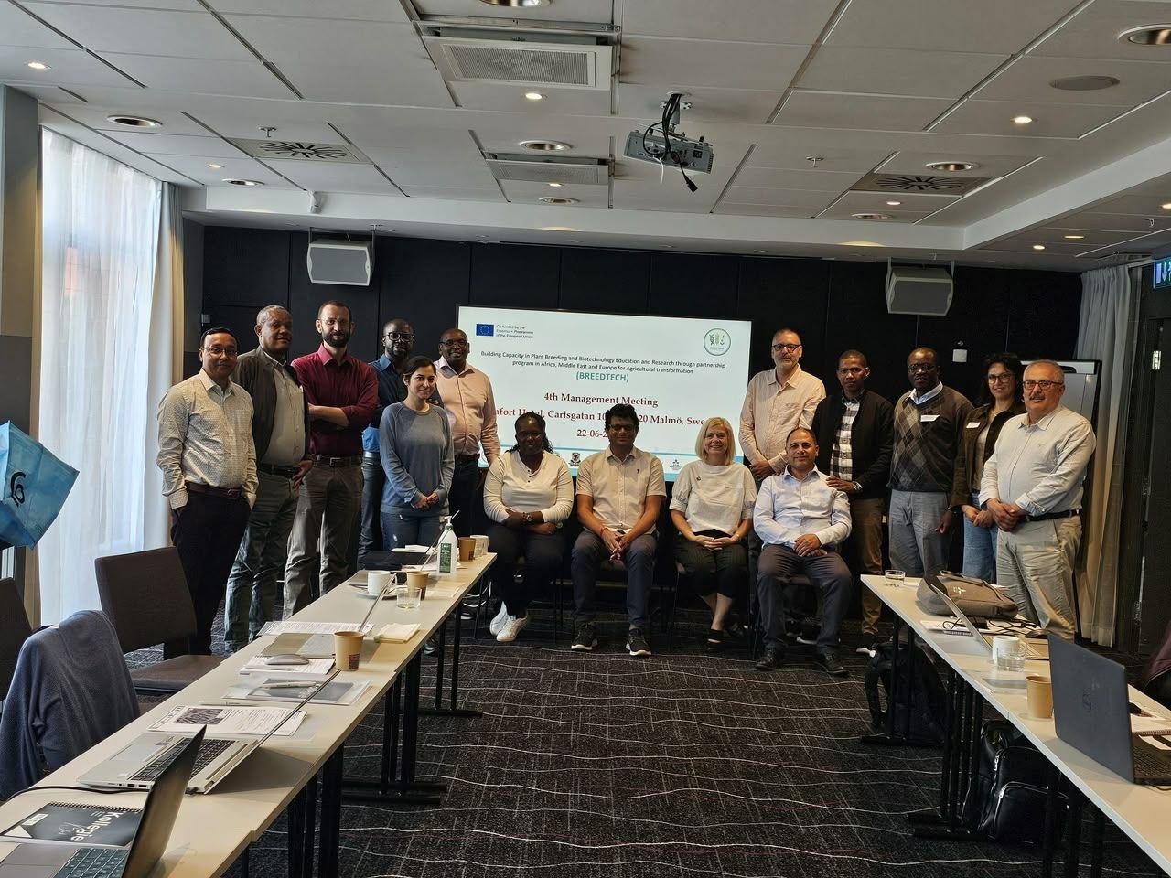 Haramaya University Researchers Participate in Advanced Genomics and Plant Breeding Training in Sweden group photo
